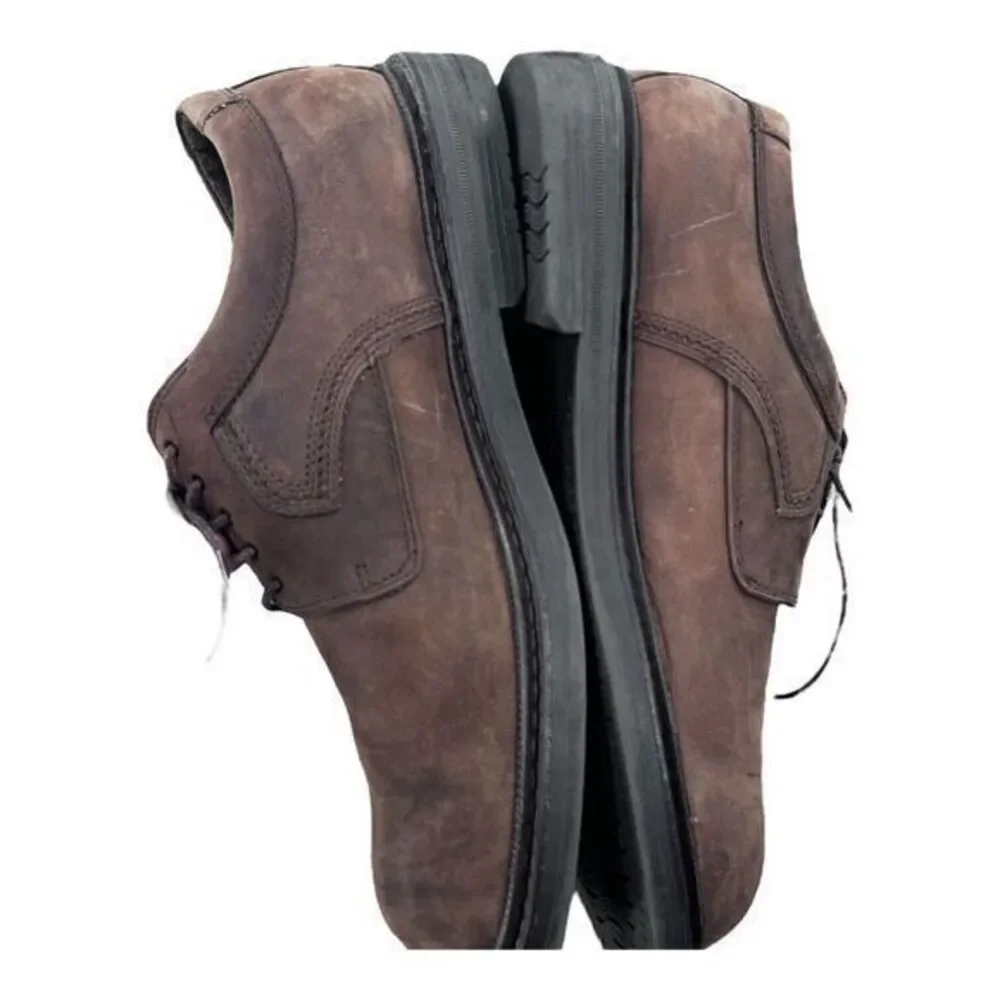 RJ Colt Shoes Size 12 M‎ Oxford Wingtip Brown Leather Low Top Waterproof Comfort